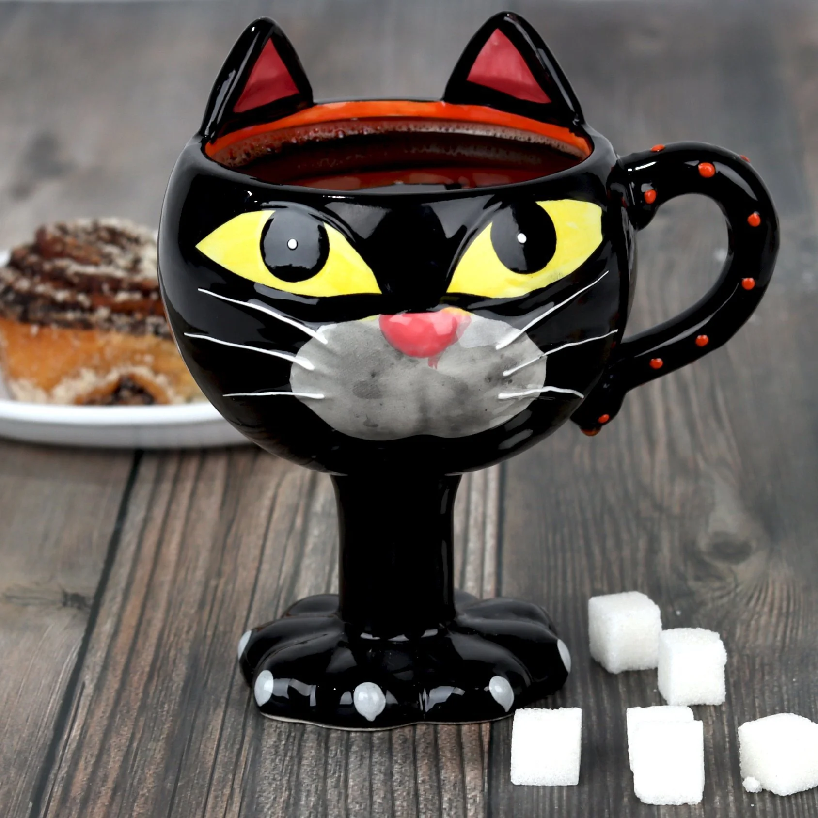 Black Cat Halloween Mug - Image 3
