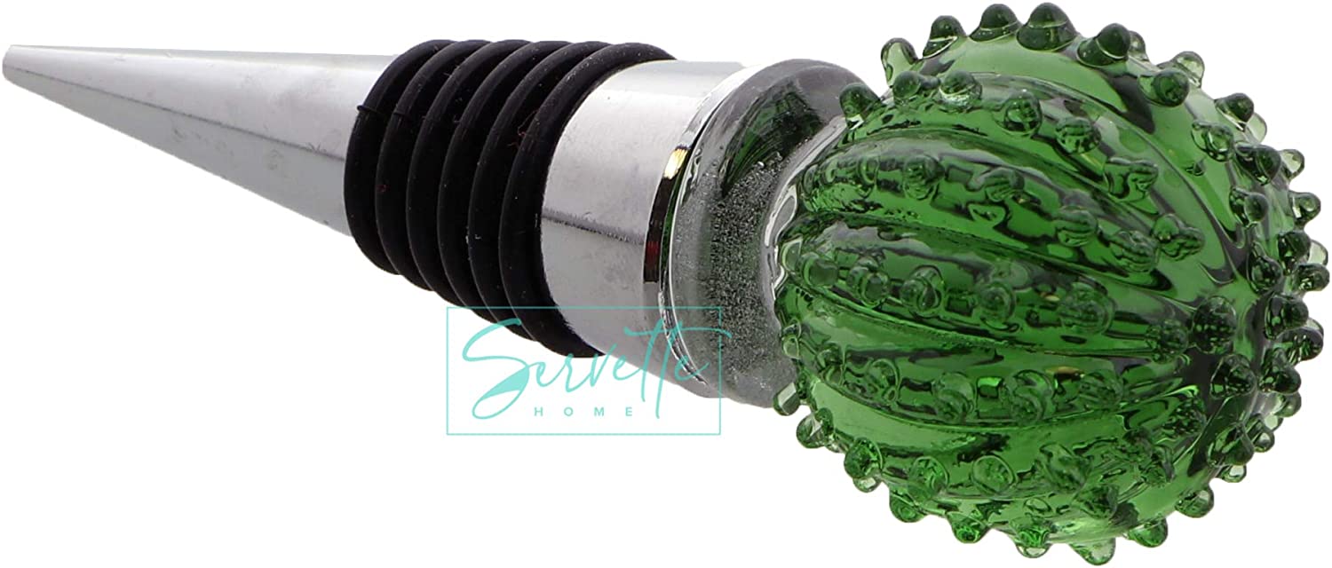 Cactus Glass Bottle Stopper - Image 3