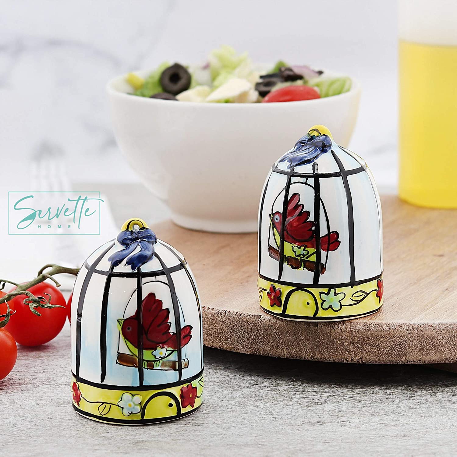 Ceramic Birdcage Salt & Pepper Shakers - Image 5