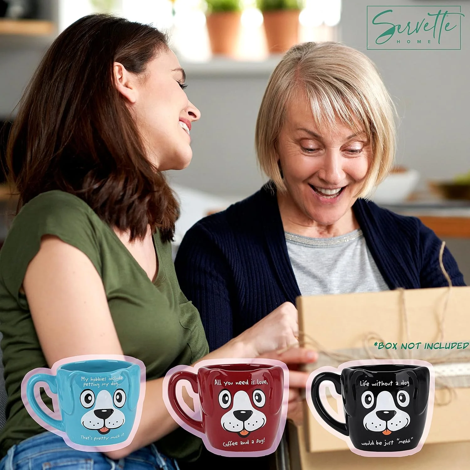 Blue Dog Ceramic Coffee Mug - Image 6