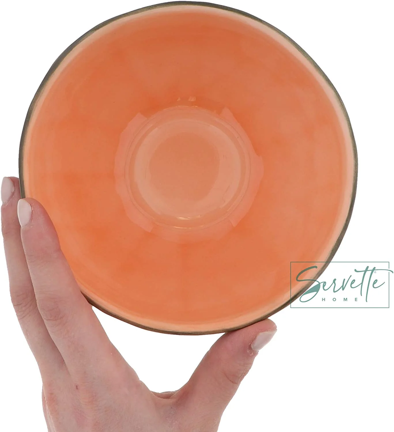 Ceramic Cantaloupe Breakfast Bowl - Image 3