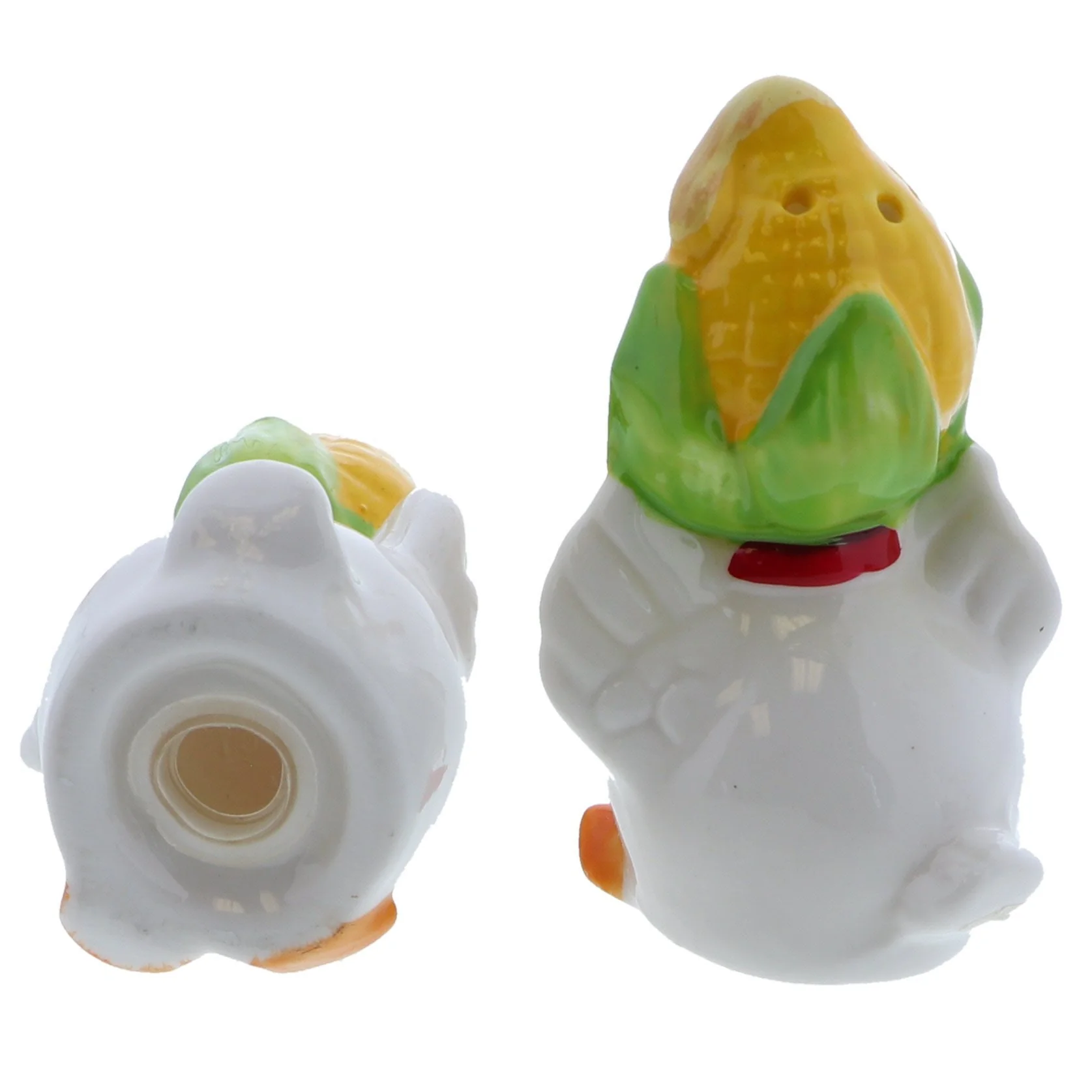 Ceramic Duck with Corn Hat Salt & Pepper Shakers - Image 4
