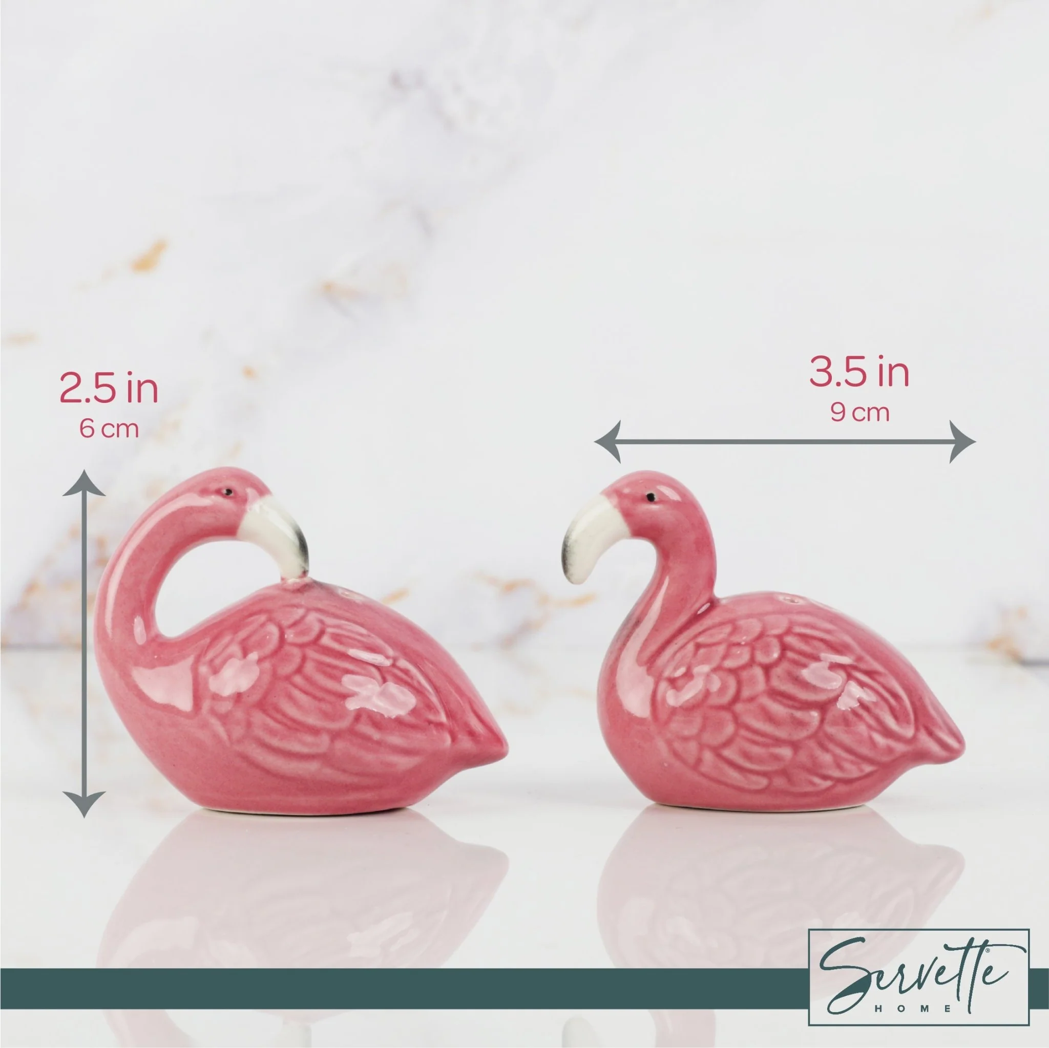 Ceramic Flamingo Salt & Pepper Shakers - Image 5