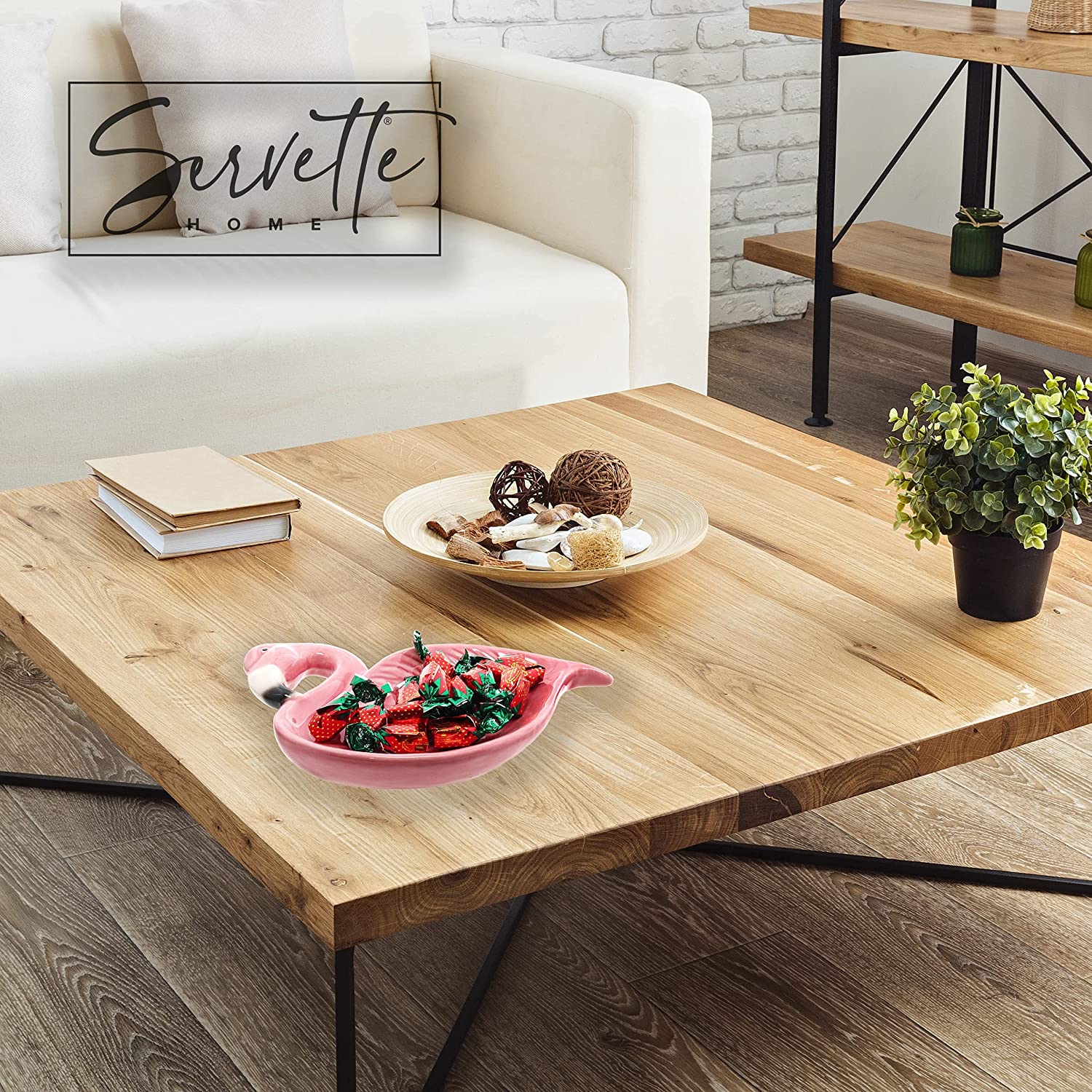 Ceramic Flamingo Tray - Image 6