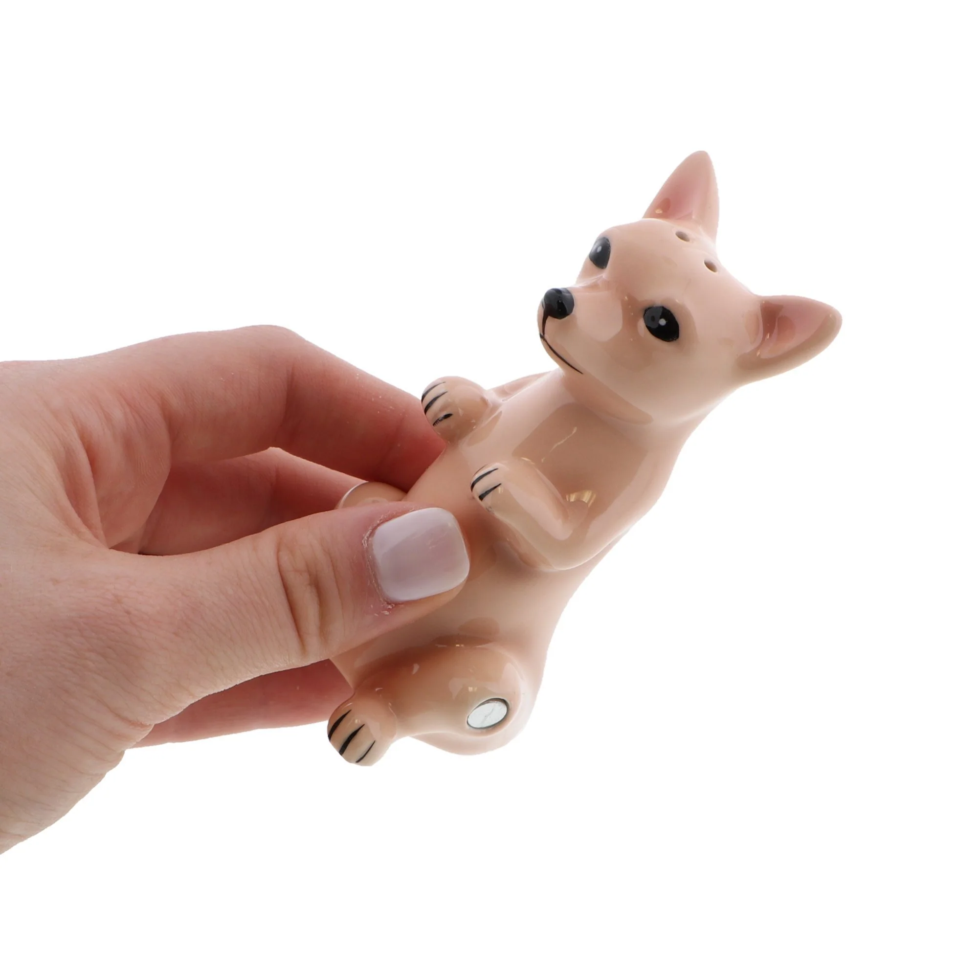Ceramic Magnetic Chihuahua Salt & Pepper Shakers - Image 3