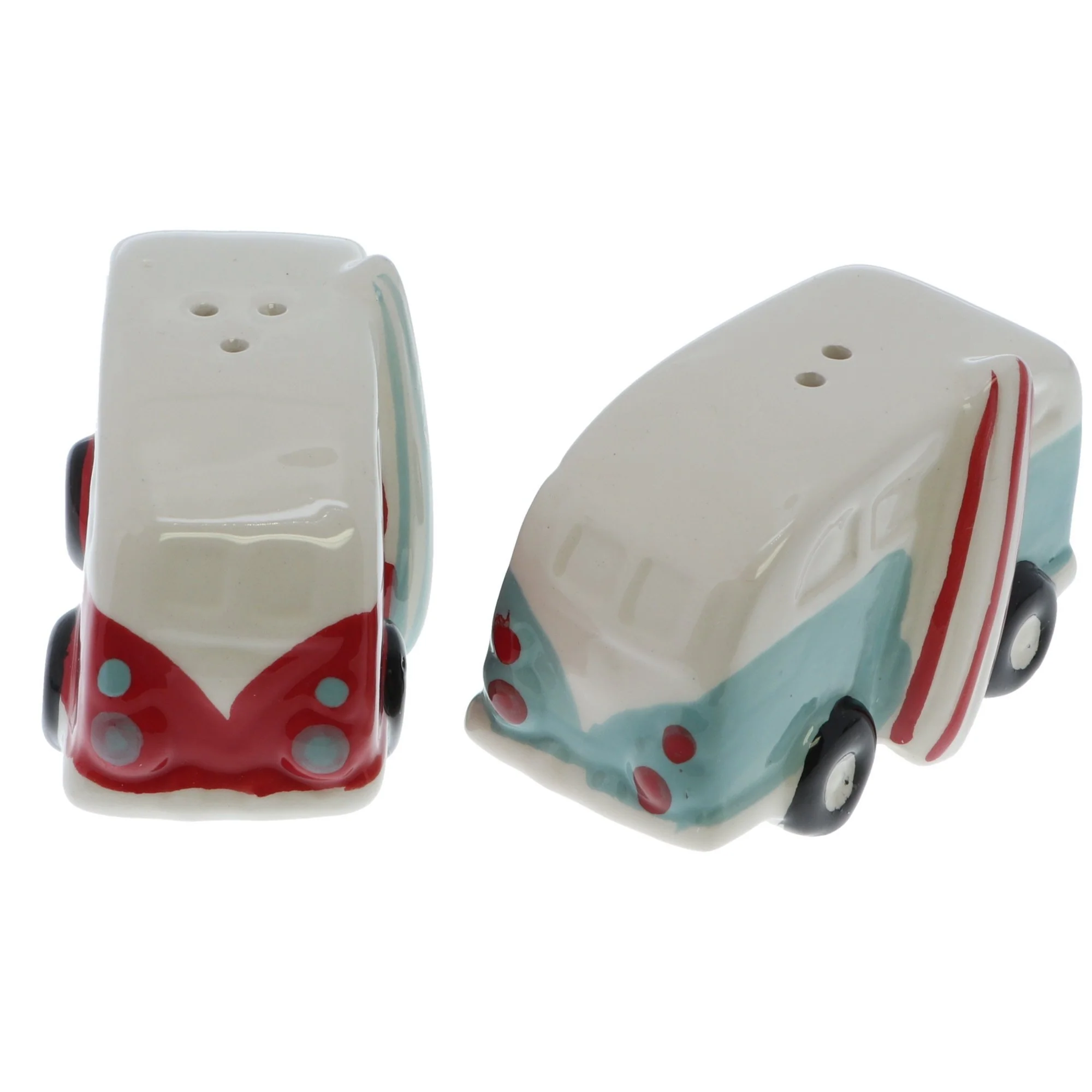 Ceramic Novelty Beach Going Campers Salt & Pepper Shakers - Image 3