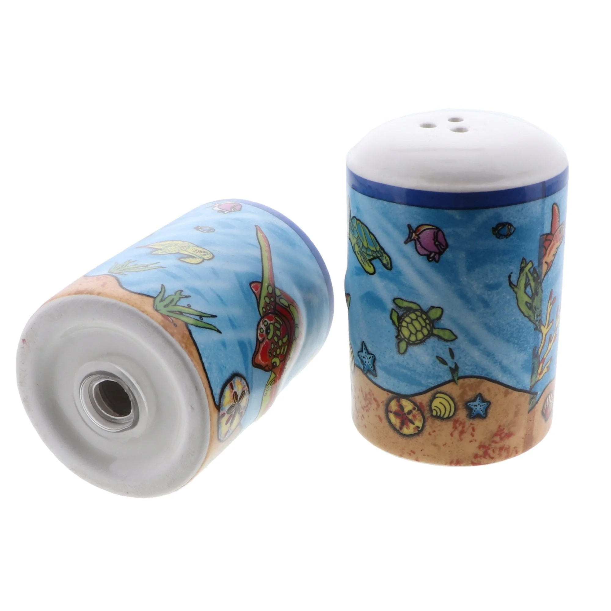Ceramic Seabed Scene Salt & Pepper Shakers - Image 4