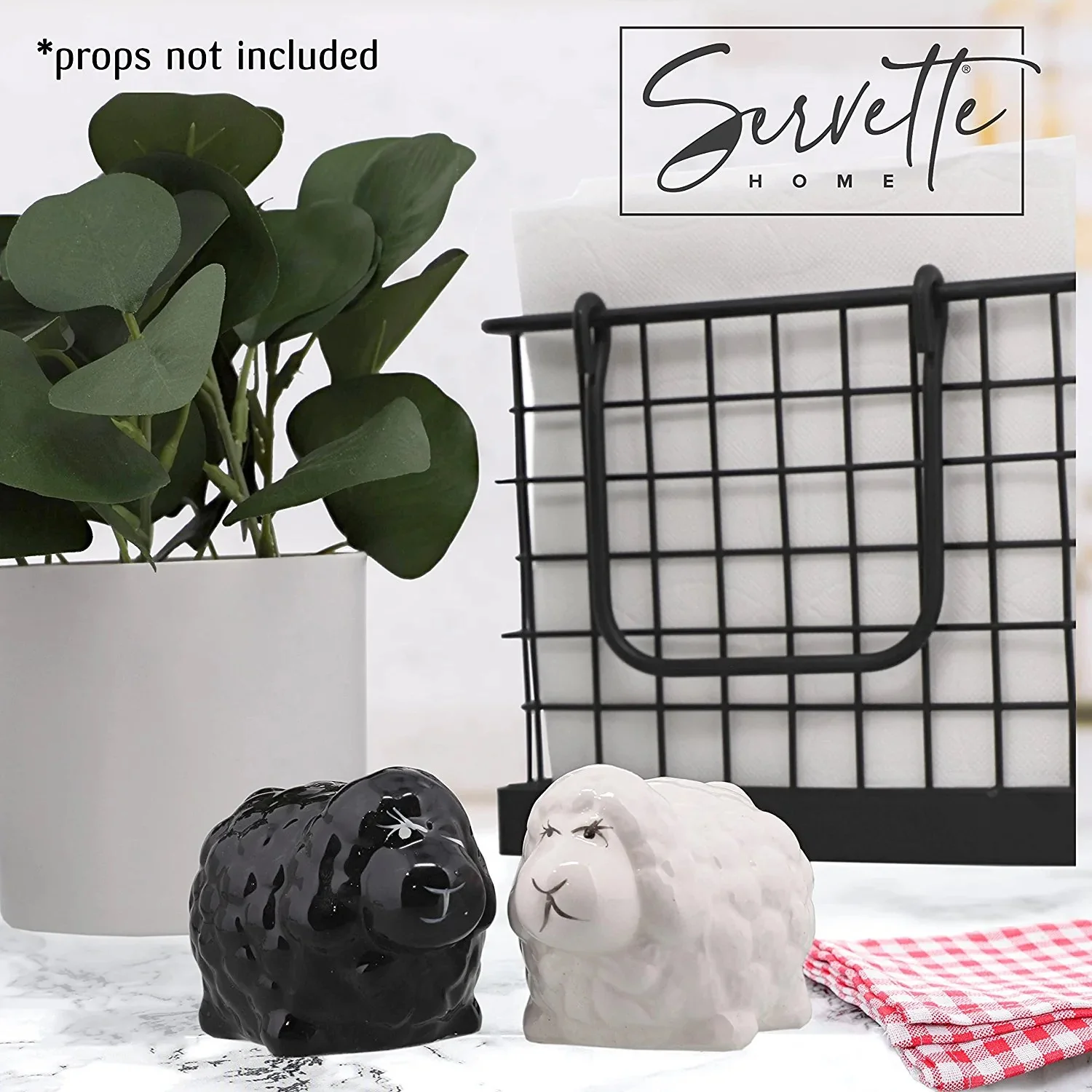 Ceramic Sheep Salt & Pepper Shakers - Image 5