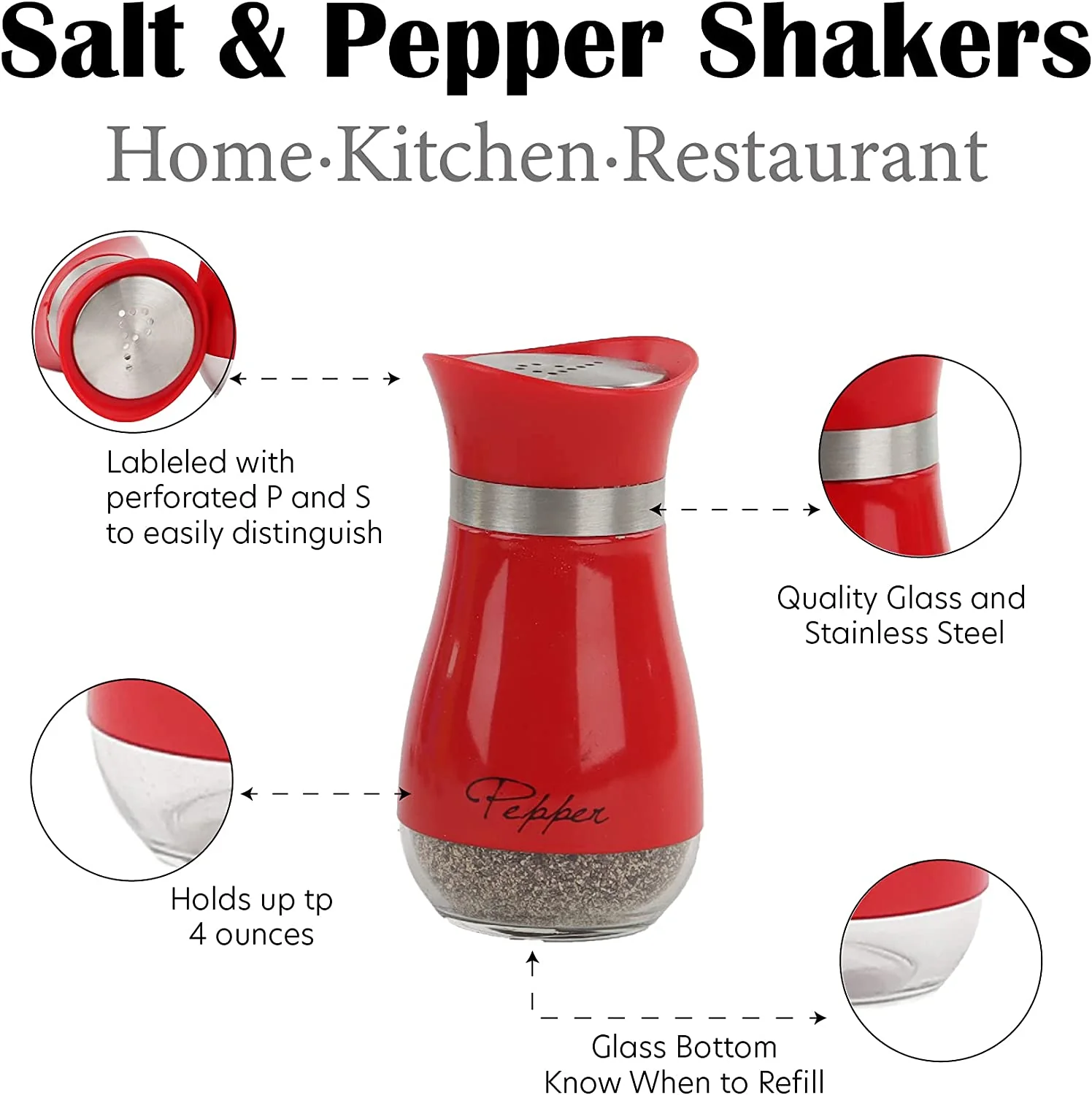 Best Red Salt & Pepper Shakers - Image 4