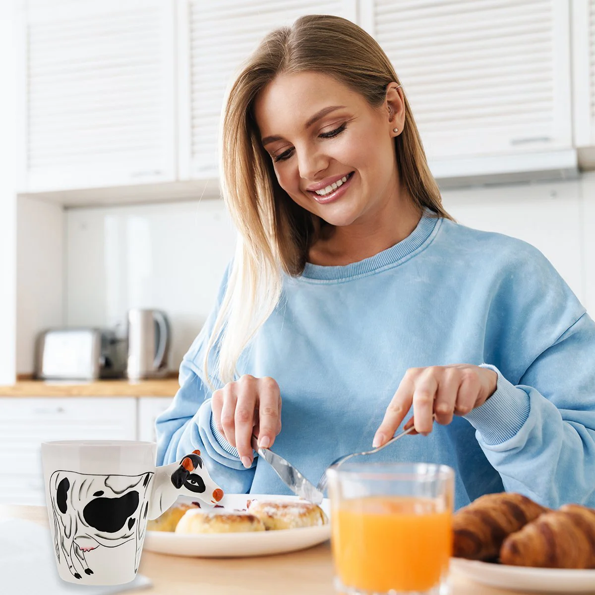 3D Cow Ceramic Coffee Mug - Image 6