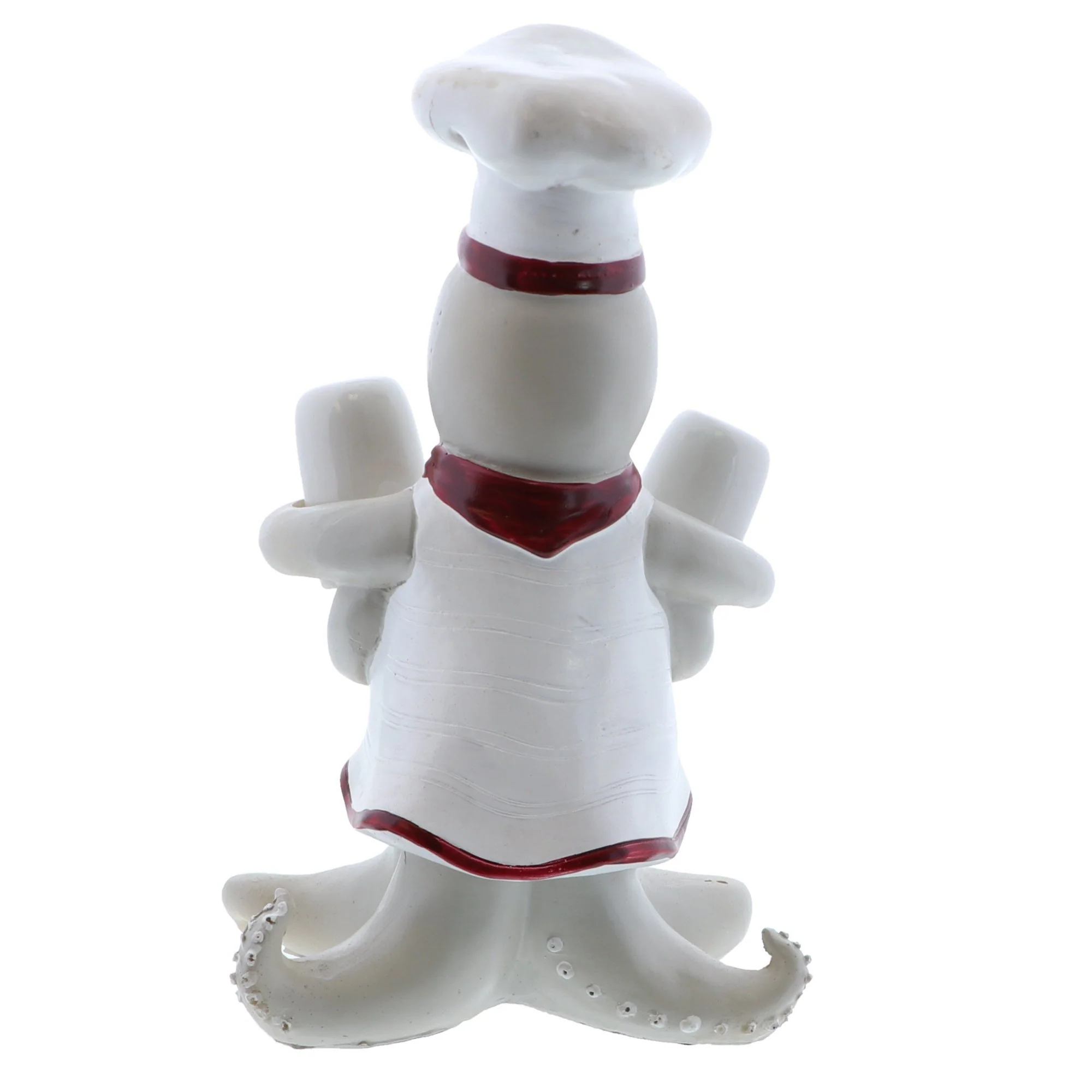 Decorative Grey Octopus Chef Salt and Pepper Holder - Image 3