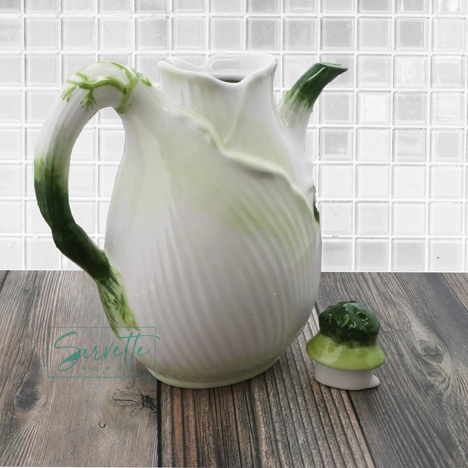 Veggie Ceramic Pitcher - Image 3