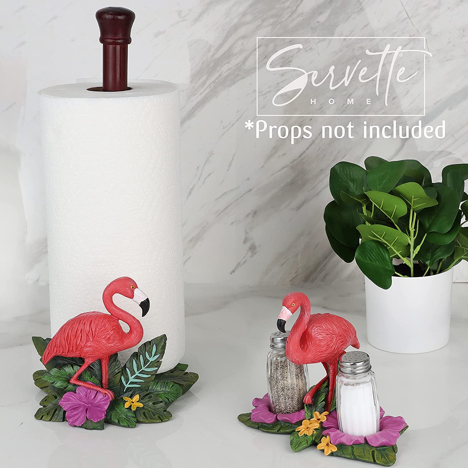 Flamingo with Flowers Salt & Pepper Shaker - Image 6