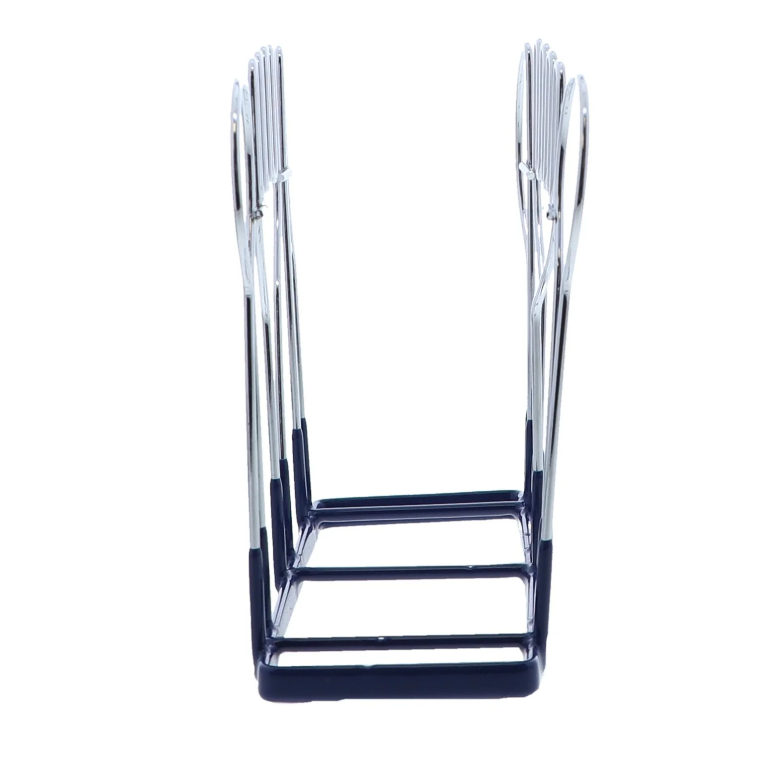 Blue Wire Napkin Holder with Cutlery Design - Image 3