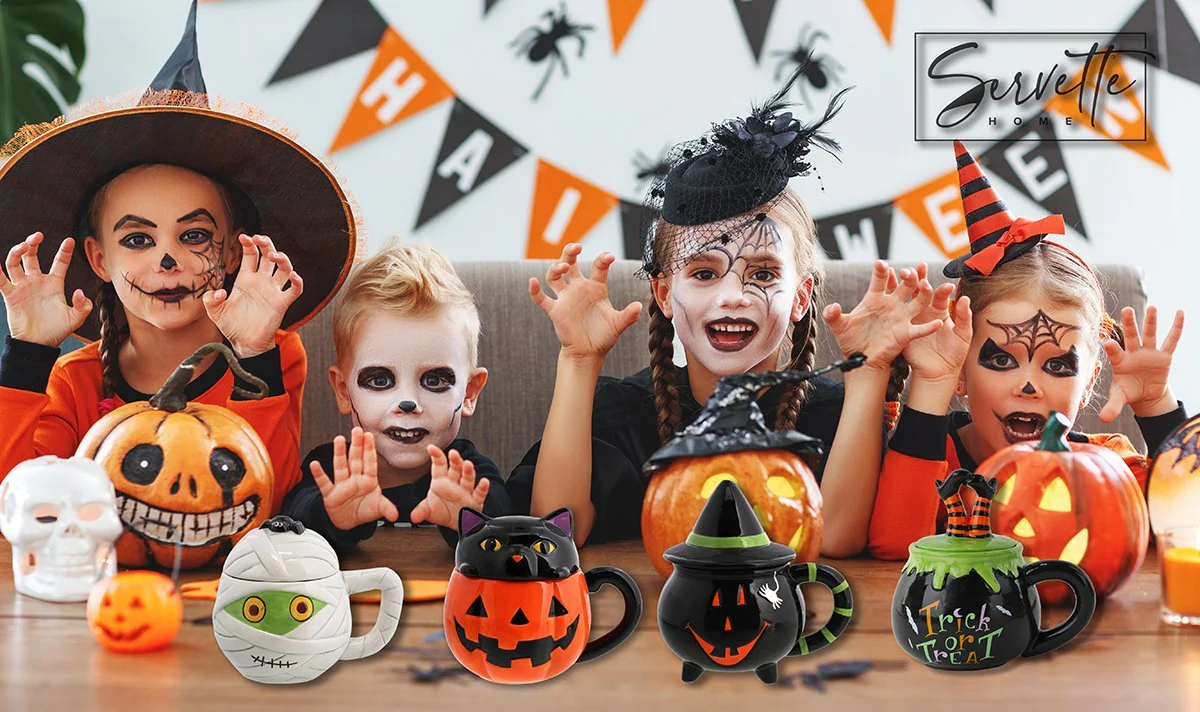 Halloween Mug with Lid - Orange Jack o' Lantern Pumpkin & Black Cat - Image 8