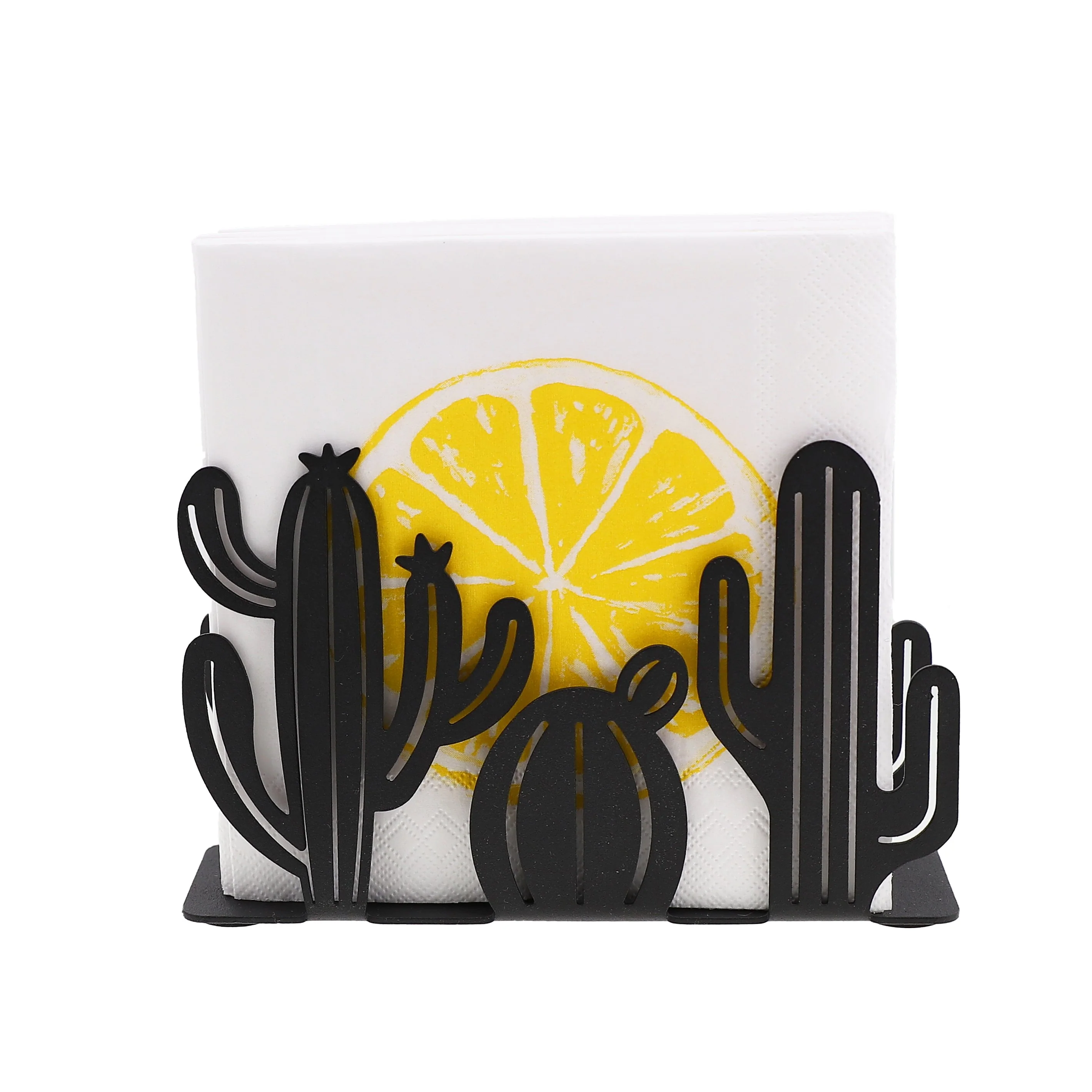 Metal Cactus Design Napkin Holders - Image 5