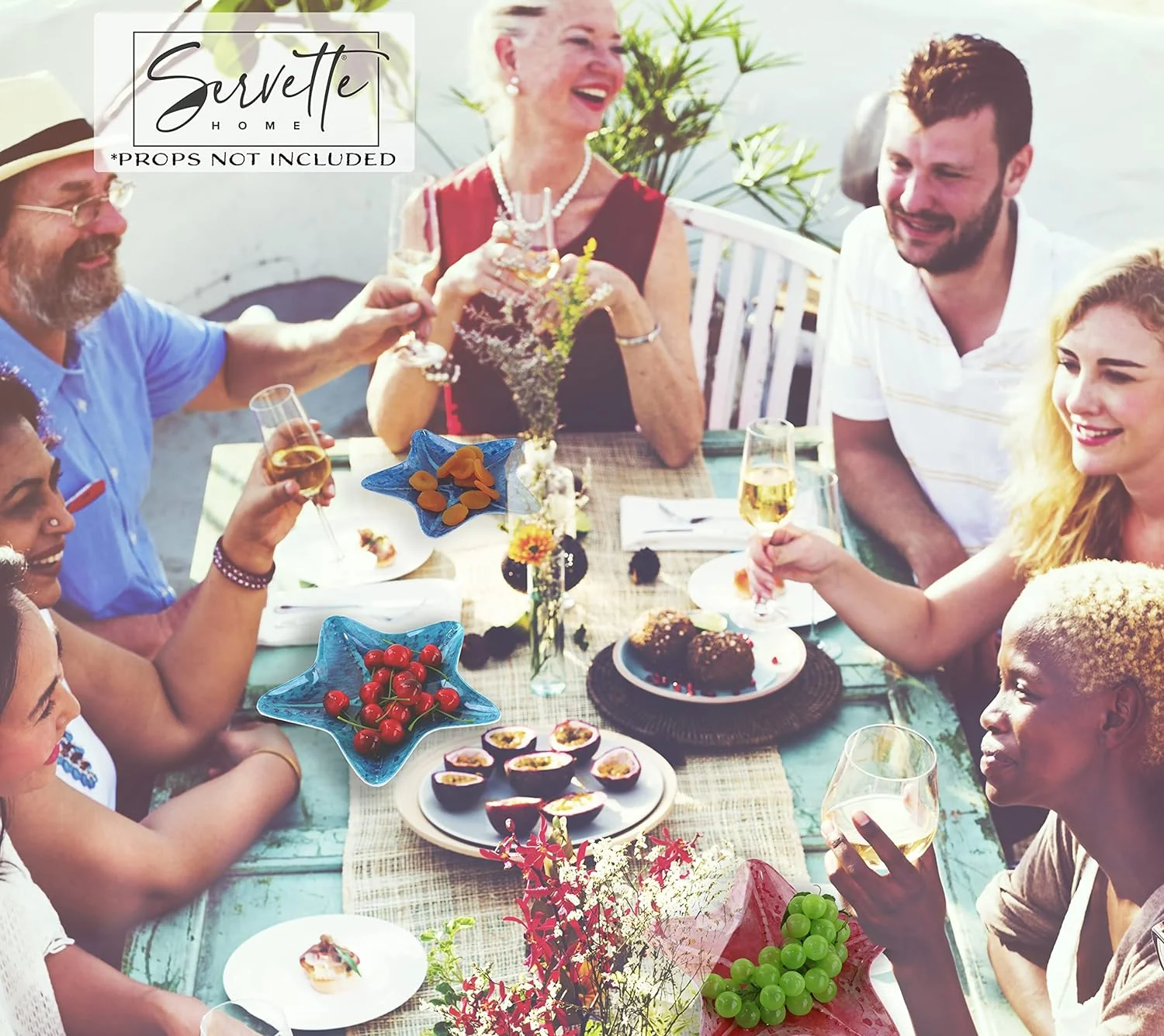 Pink Melamine Starfish Plate - Image 4