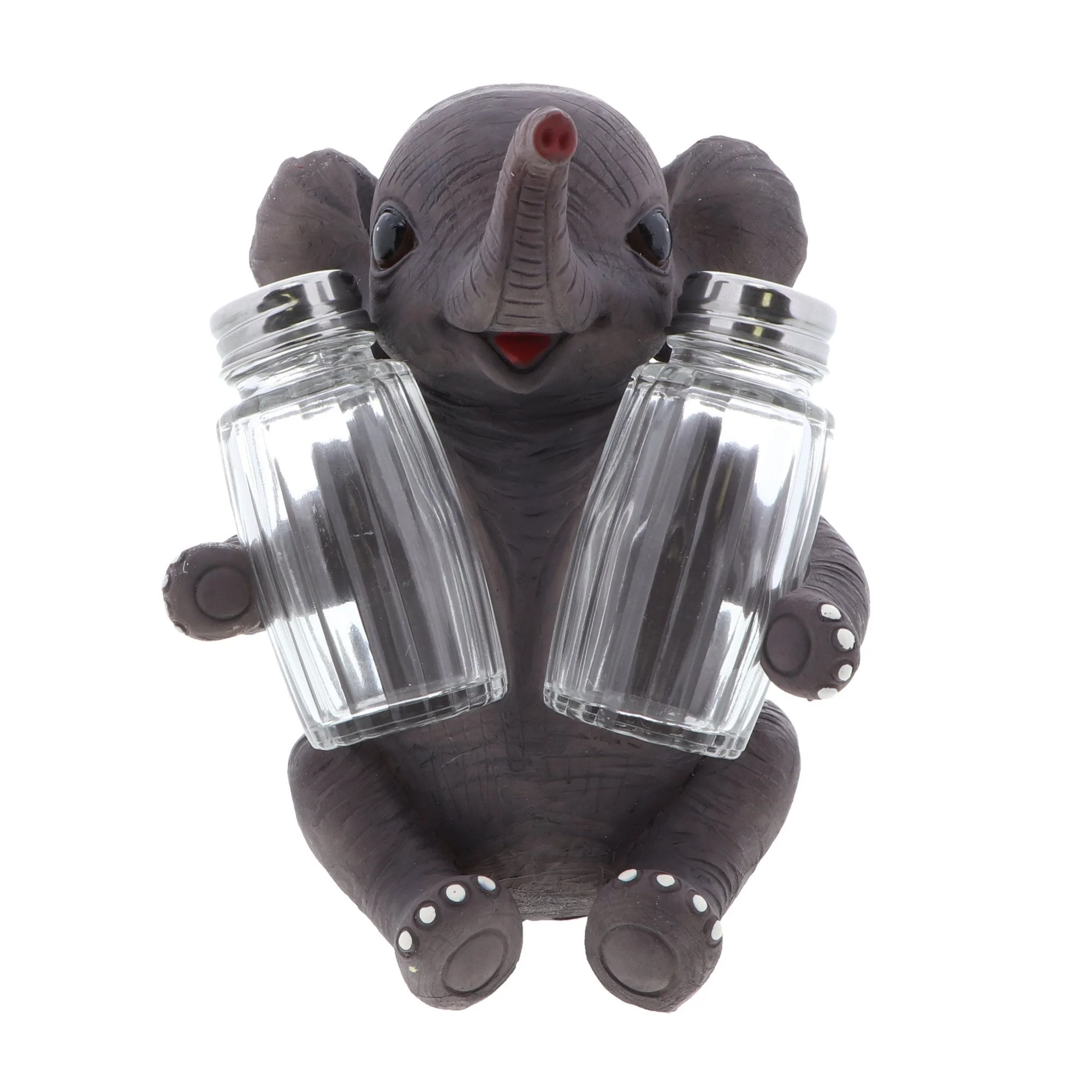Polyresin Baby Elephant Salt & Pepper Holder - Image 4