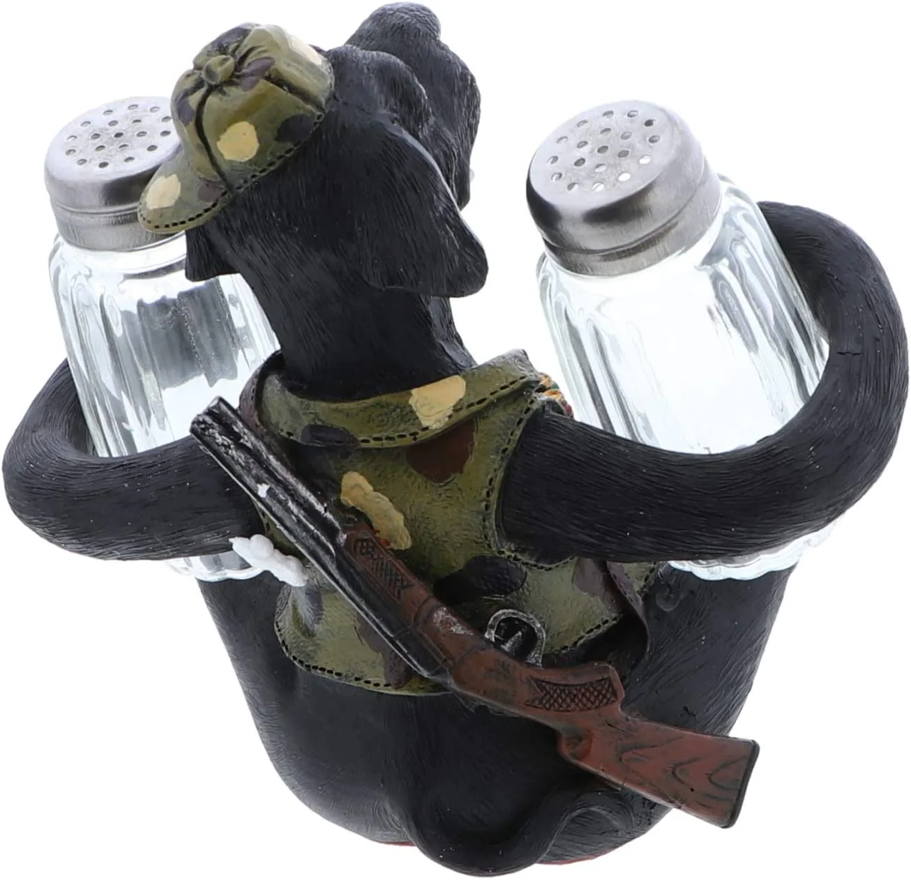 Polyresin Hunting Dog Salt and Pepper Holder - Image 4