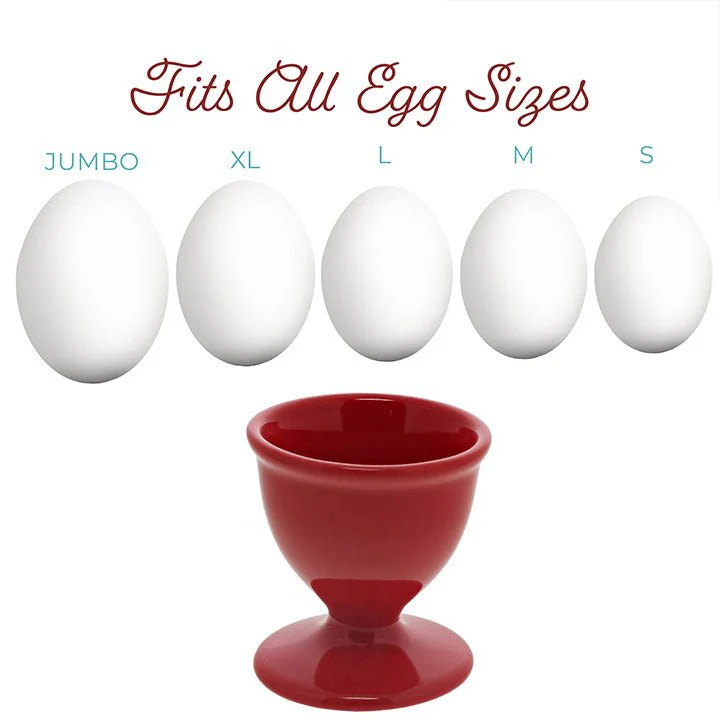 Red Ceramic Egg Cups - Image 4
