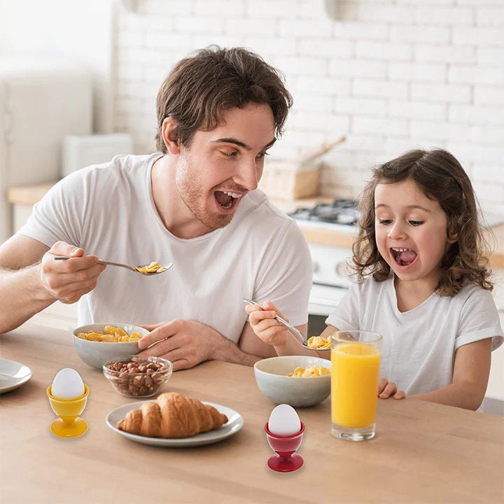 Red Ceramic Egg Cups - Image 7