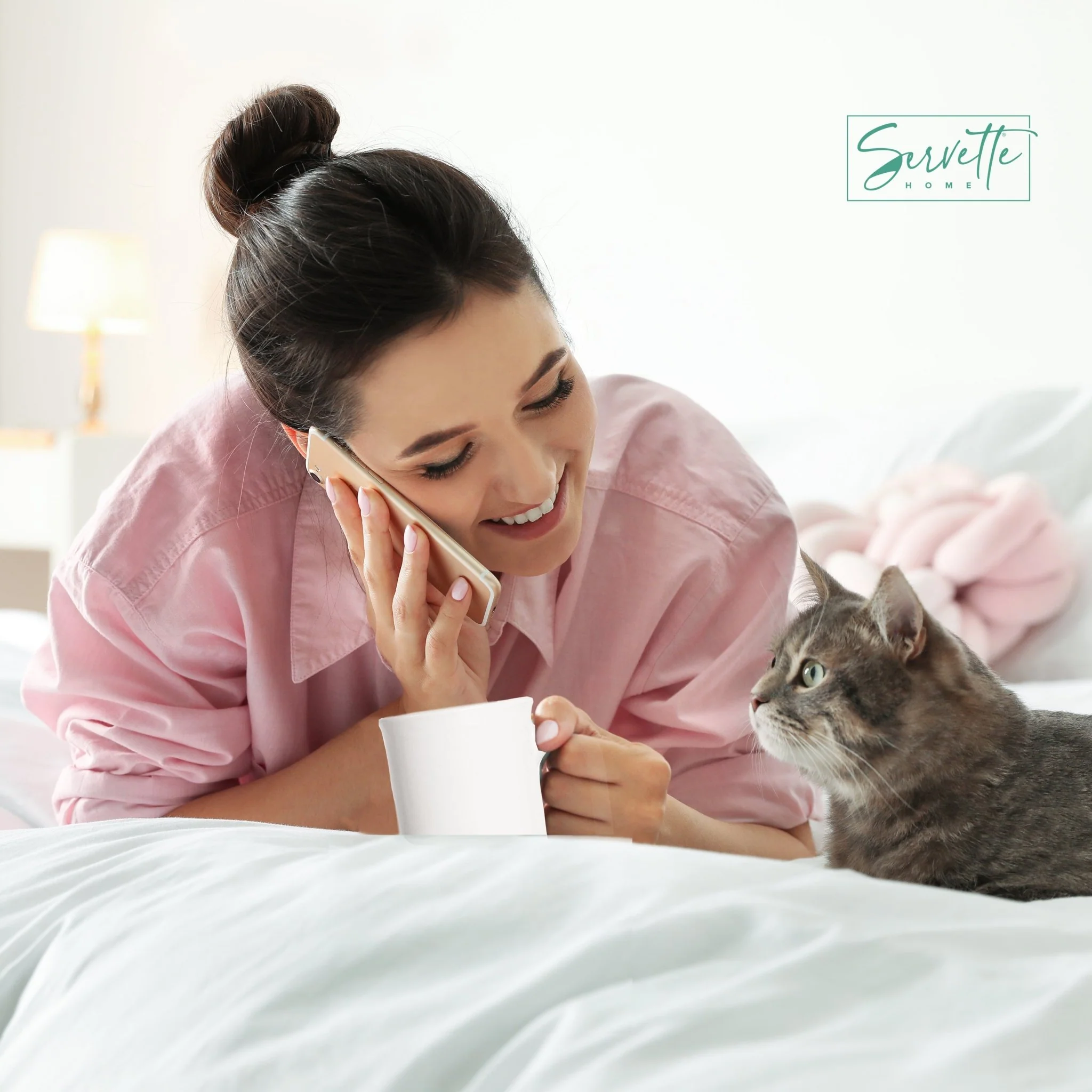 Small White Ceramic Coffee Mug - Image 3