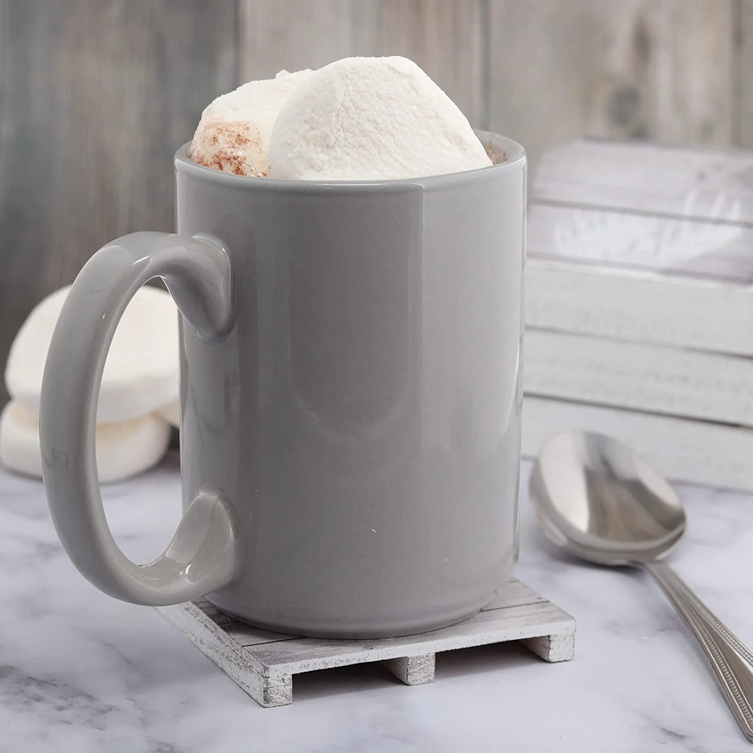 Grey Ceramic Coffee Mug - Image 3