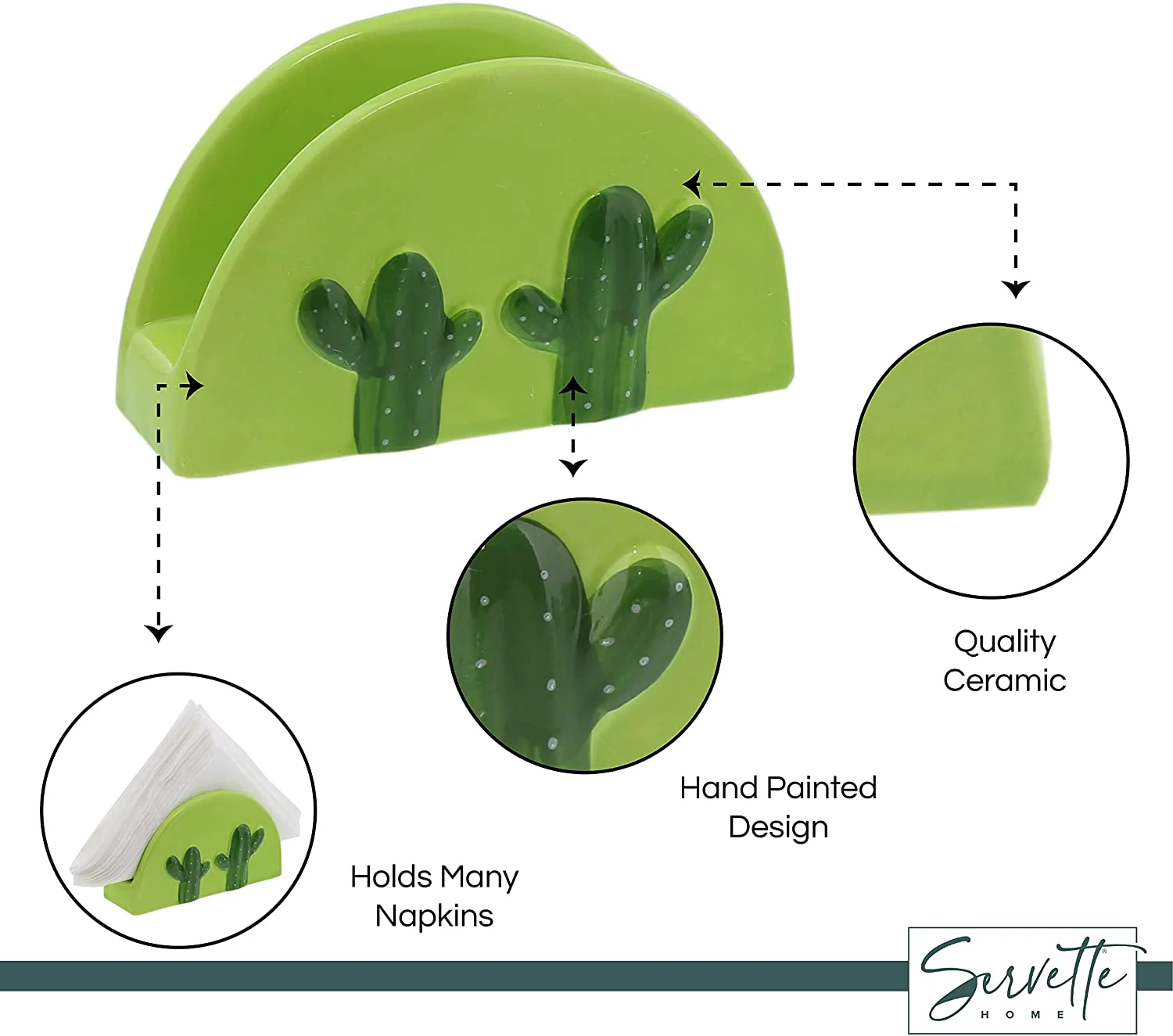 Cactus Standing Napkin Holder - Image 3