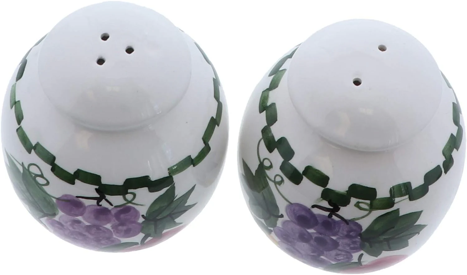 Traditional Round Fruit Salt & Pepper Shakers - Image 4