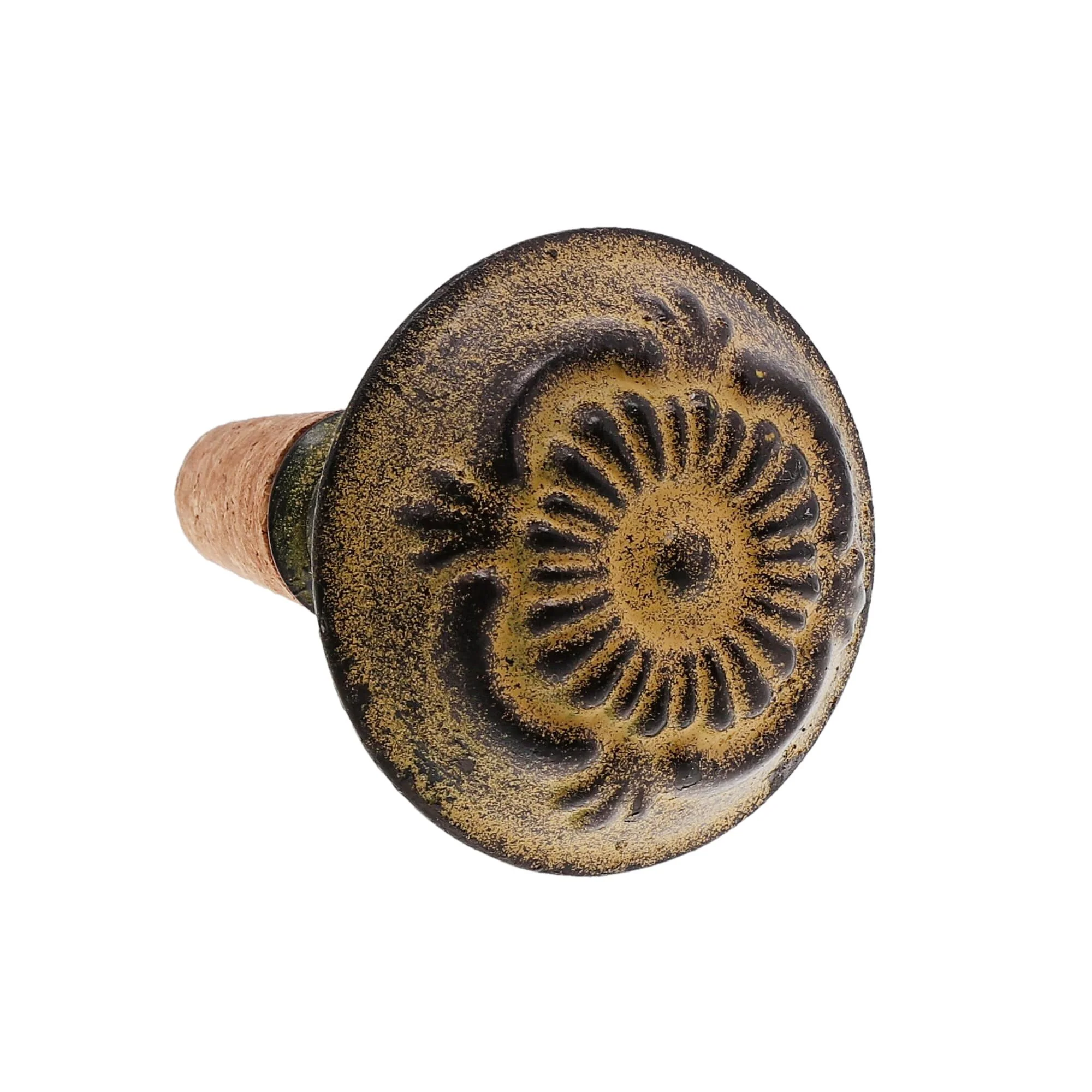 Vintage Yellow Door Knob Wine Stopper - Image 3